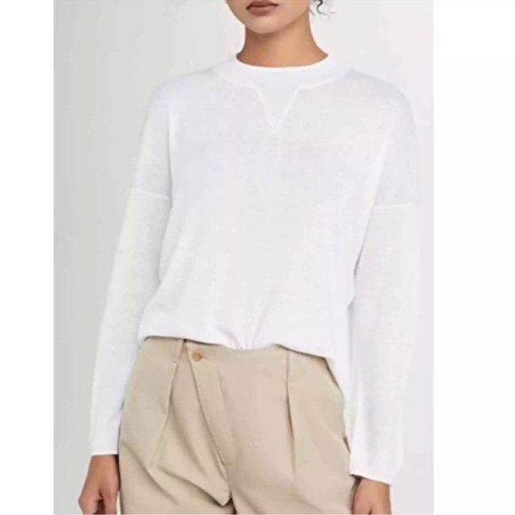 AYR The Huzzah Wool Pullover Lightweight Sweater SzXS Like New Cream - Picture 1 of 6